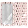 Treer Baby Fitted Sheet with Elastic, Rainbow Dots, Pink, 75 x 30 x 10 cm view 4