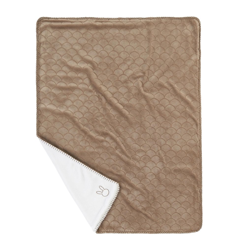 Nattou Baby Blanket LAPIDOU, 100 cm, Lapidou Wavy Mocha