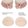 Forefoot Pads, 2 Pairs, for High-Heeled Shoes, Breathable, Skin Tone view 4