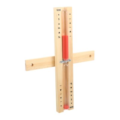 SEWOART 15-Minute Sauna Hourglass Timer, Red