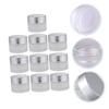 POVVFRTY 10-Pack Empty Cosmetic Jars with Lids, 2.6 × 3.5 cm view 3