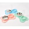 Raised Feeding Bowl for Puppies with Water Bottle, Non-Slip, Washable, Automatic, Plastic view 3