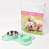 Raised Feeding Bowl for Puppies with Water Bottle, Non-Slip, Washable, Automatic, Plastic view 4