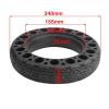 10-Inch Solid Rubber E-Scooter Tire 10 x 2.125, Honeycomb Anti-Slip view 2