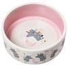 Ceramic Water Bowl for Dogs and Cats, Cute Round Cartoon Design, Large Capacity view 1