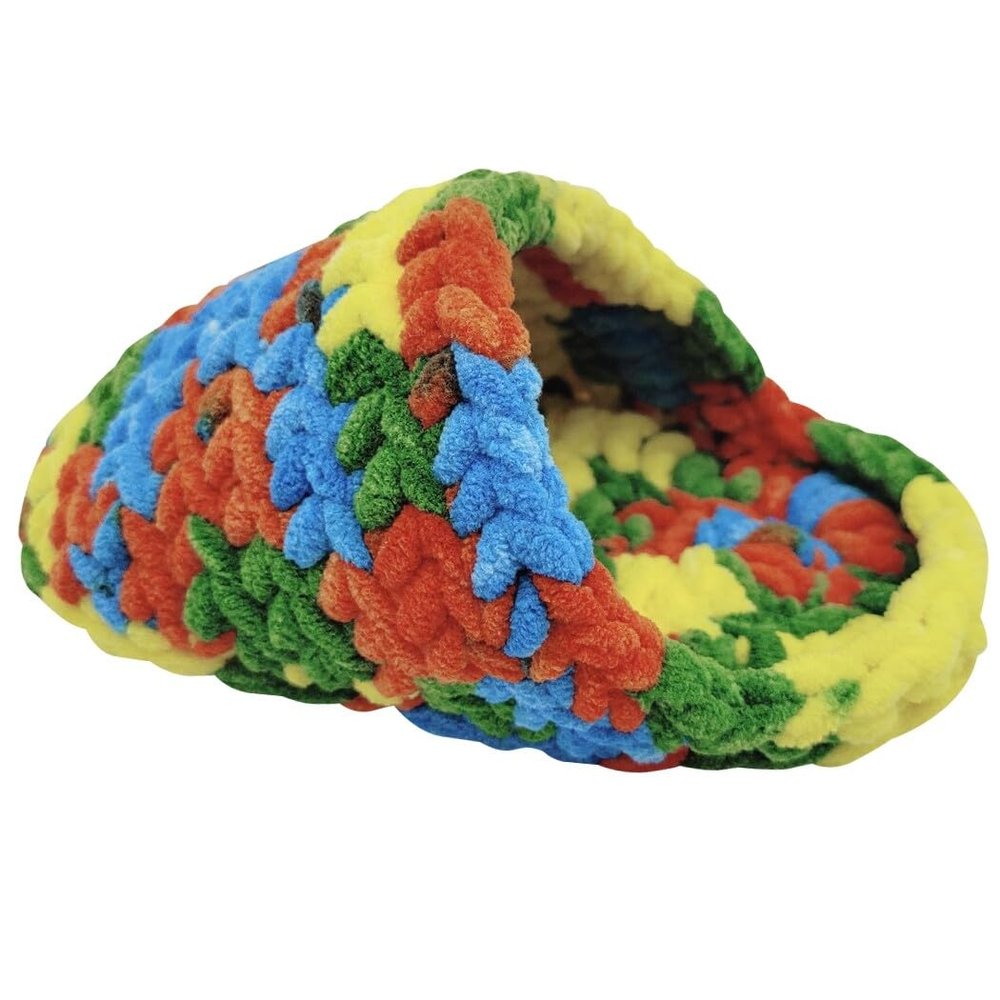 yeeplant Warm Knitted Slipper Cave Bed for Hamsters: Thick, Thermal, Breathable Small-Animal Winter Hideaway