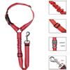 Reflective, Elastic, Adjustable Pet Safety Belt for Vehicles, Dog Leash for Car Headrests, for Puppy Travel view 2