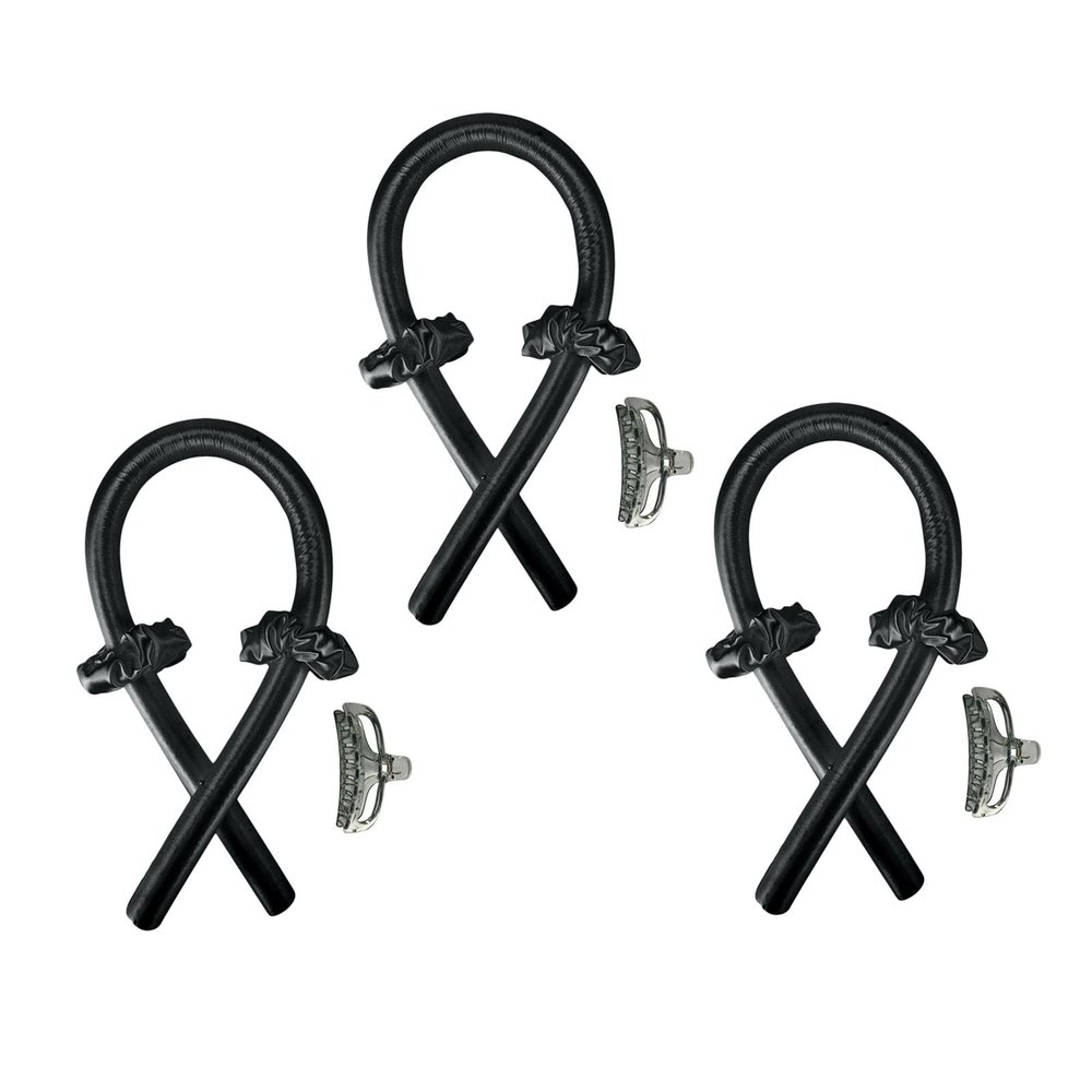 Heatless Curling Rod Headband Set for Medium-Length Hair