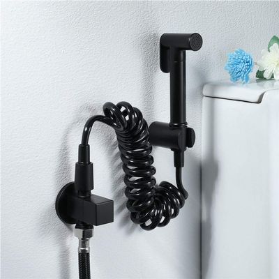 Black Handheld Toilet Bidet Sprayer Set