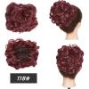 Synthetic Curly Chignon Messy Bun Hairpiece with Comb Clip view 2