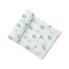 ifundom 2-Piece Newborn Muslin Swaddle Blankets, Breathable Cotton, Lightweight and Soft, for Boys and Girls, Little Bee view 2