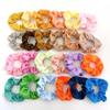 6-Piece Solid-Color Scrunchie Set, Dark Blue B view 3