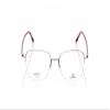 Rodenstock R7143 Square Titanium Prescription Glasses for Women, Copper/Red view 2