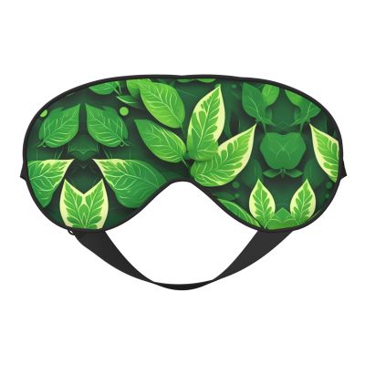 St. Patrick’s Day Leaves Sleep Mask, Adjustable and Breathable