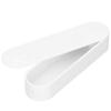 Akozon Cotton Swab Box, Portable ABS Travel Case, White view 4