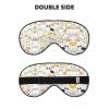 Soft Corgi Sleep Eye Mask, Breathable Eye Cover for Travel and Relaxation view 2