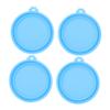 Yardwe 4-Pack Silicone Lids for Cat and Dog Food Cans, Reusable and Secure-Sealing view 1