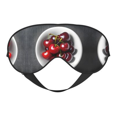 Fresh Cherry Soft Sleep Eye Mask, Breathable, Perfect for Travel and Relaxation
