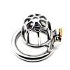 QgLust Stainless Steel Chastity Cage for Men, 45 mm view 2
