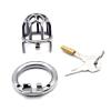 QgLust Stainless Steel Chastity Cage for Men, 45 mm view 4