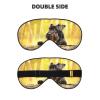 Miniature Schnauzer Black Dog Light-Blocking Sleep Mask view 2