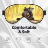 Miniature Schnauzer Black Dog Light-Blocking Sleep Mask view 3