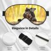 Miniature Schnauzer Black Dog Light-Blocking Sleep Mask view 4
