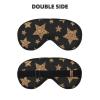 Gold and Bronze Stars Light-Blocking Sleep Mask view 2