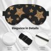 Gold and Bronze Stars Light-Blocking Sleep Mask view 4
