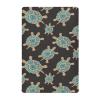 Unisex Fitted Sheet for Toddler Beds, 99.1 x 68.6 cm, Turtle with Blue Stones view 1