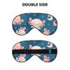 Axolotl Kawaii Light-Blocking Sleep Mask view 2