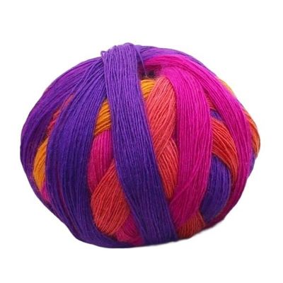 100 g, 800 m Dyed Merino Wool Effect Yarn for Knitting