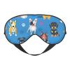 Adjustable Sleep Mask with Cute Labrador Dog Pattern view 1