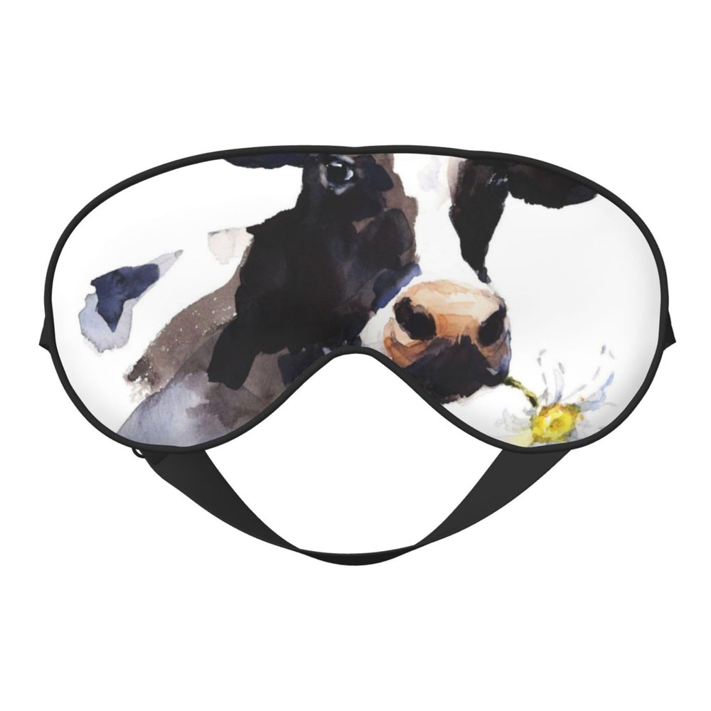 Adjustable Sleep Mask with Floral Design