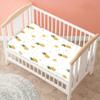 Odot Fitted Sheet for Baby Crib, Pineapple Print, White, 40 x 90 cm view 3