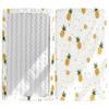 Odot Fitted Sheet for Baby Crib, Pineapple Print, White, 40 x 90 cm view 4