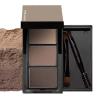 Brown 3-Color Eyebrow Powder with Brush, Waterproof, 4.5 g view 1