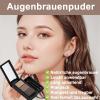 Brown 3-Color Eyebrow Powder with Brush, Waterproof, 4.5 g view 3