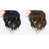 12-Inch Natural Gray Hair Coverage Human Hair Topper for Women, Clip-In, Straight, Dark Brown view 1