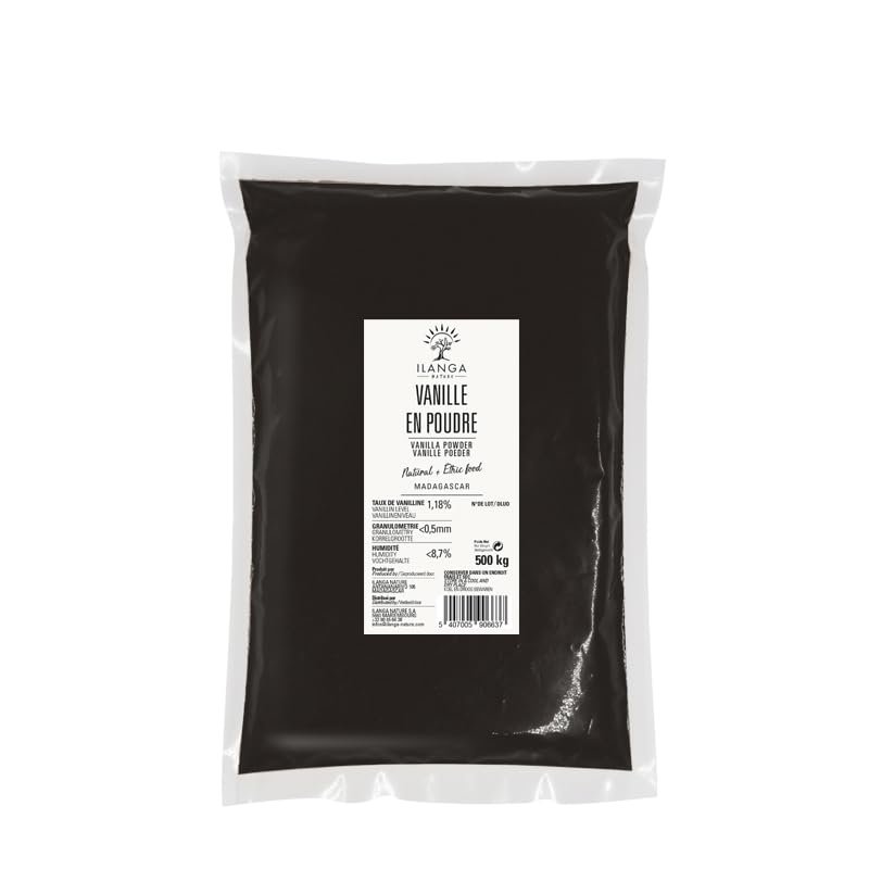 Ilanga Nature Madagascar Bourbon Vanilla Powder, 500 g