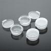3-Pack Transparent Plastic Cosmetic Jars, 5 g, with Snap Lids view 2