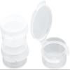 3-Pack Transparent Plastic Cosmetic Jars, 5 g, with Snap Lids view 3
