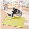 Cat Litter Mat, Honeycomb Double-Layer Design, Yellow-L view 1