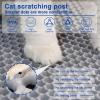 Cat Litter Mat, Honeycomb Double-Layer Design, Yellow-L view 4