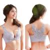 RGDIDG Plus-Size Women's Front-Clasp Low-Back Large-Cup Bra view 3