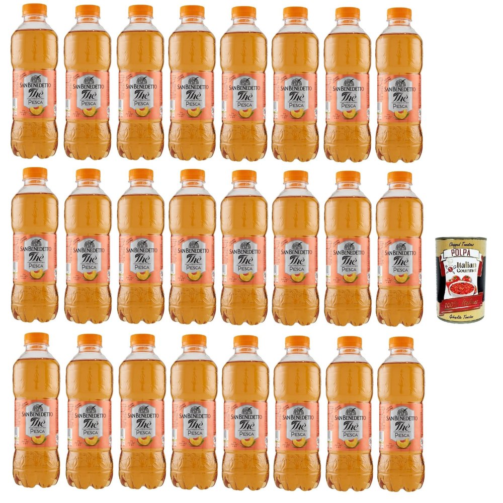 Italian Gourmet T alla Pesca Peach Iced Tea PET 24 x 0.5 L Still