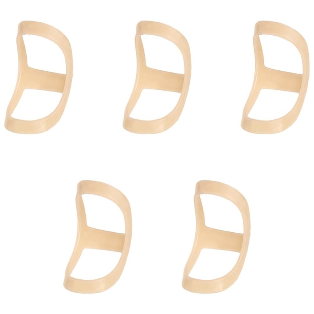 Greethga D Oval Finger Splints, 5-Piece Set, Sizes 4–8