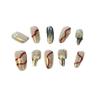 HTTGDGDH Temperament-Strengthening Nail Patch for Fingernails, Student Spice Girl, 10-Pack (M) view 1