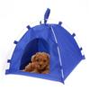 Portable Blue Pet Tent for Small Dogs and Cats view 1
