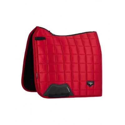LeMieux Loire Classic Dressage Saddle Pad, Square, Chili Red, Size L